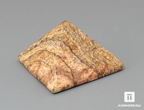 Пирамида из песочной яшмы, 4х4 см, 20-17, фото 1