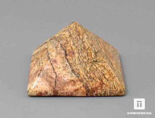 Пирамида из песочной яшмы, 4х4 см, 20-17, фото 2