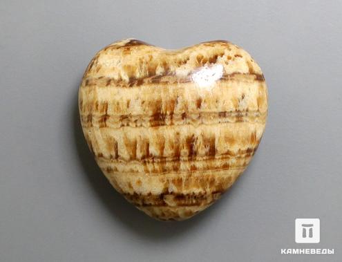 Сердце из арагонита, 2,5х2,4х1,2 см, 23-283, фото 1