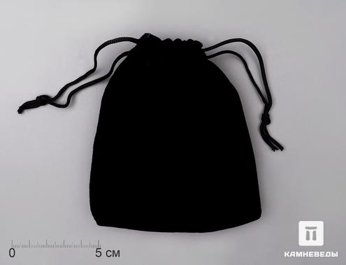 Мешочек бархатный, чёрный, 12х10 см, 96-4, фото 1