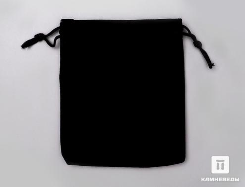 Мешочек бархатный, чёрный, 12х10 см, 96-4, фото 2