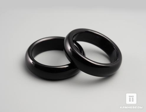 Кольцо из агата чёрного, 44-15, фото 2