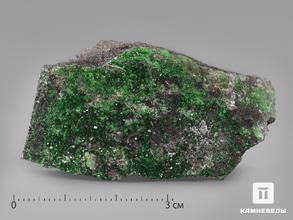 Уваровит (зелёный гранат), 4-6 см