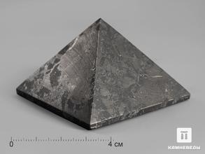 Пирамида из шунгита, неполированная 5х5 см