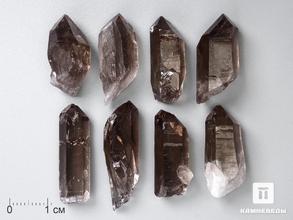 Дымчатый кварц (раухтопаз), кристалл 1,5-2,5 см, II категория