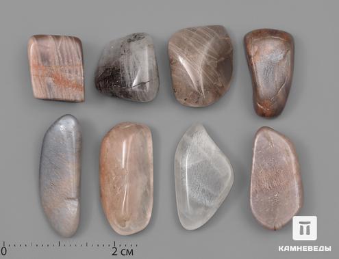 Лунный камень (адуляр), галтовка 1,5-2 см, 12-40/6, фото 1