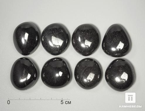 Гематит, крупная галтовка 2,5-4 см (35-40 г), 3355, фото 1