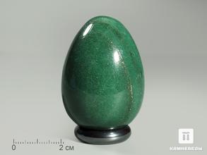 Яйцо из авантюрина зелёного, 5 см