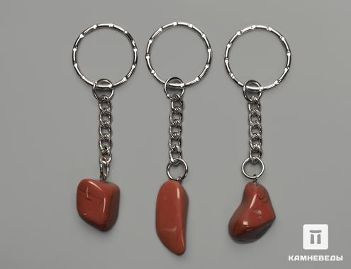 Брелок для ключей из яшмы красной, 60-9, фото 2