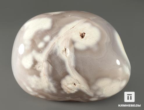 Халцедон «змеиная кожа», полированная галька 5,5-6 см (120-140 г), 6561, фото 2