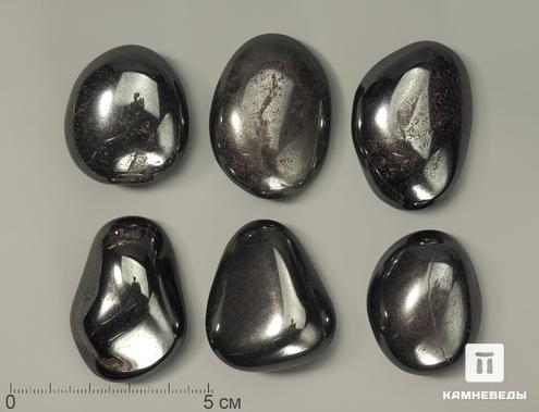 Гематит, крупная галтовка 3,5-4,5 см (60-70 г), 7845, фото 1