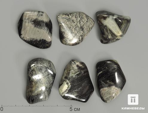 Яшма серебряная, крупная галтовка 2,5-3,5 см (10-15 г), 10920, фото 1