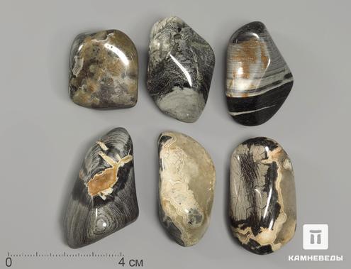Яшма серебряная, крупная галтовка 3-5,5 см (25-30 г), 11831, фото 1