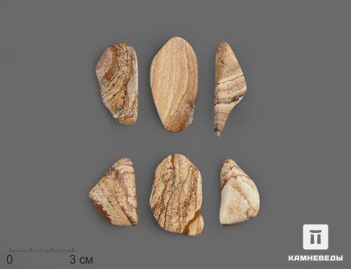 Яшма песочная, крупная галтовка 2,5-3 см (5-10 г), 15462, фото 1