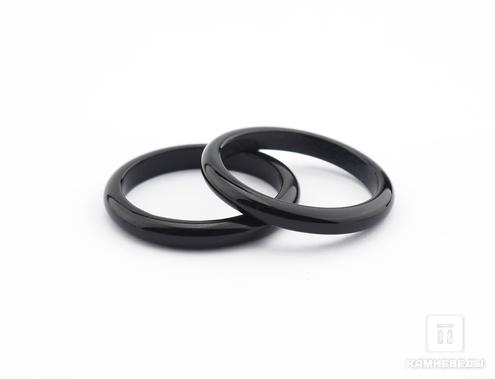 Кольцо из чёрного агата, 17286, фото 2