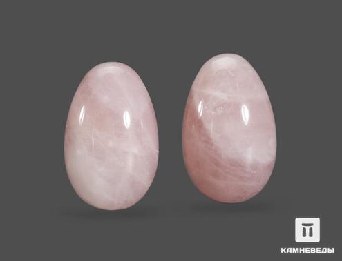 Яйцо из розового кварца, 4х2,5 см, 18001, фото 2