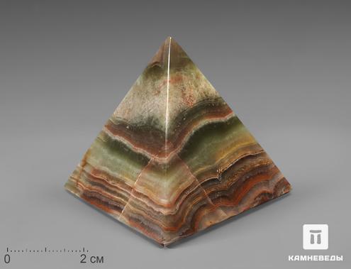 Пирамида из мраморного оникса, 6х6 см, 20-55/2, фото 1
