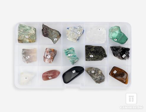 Коллекция «Окраска минералов и её природа» (15 образцов, состав №7), 1870, фото 3