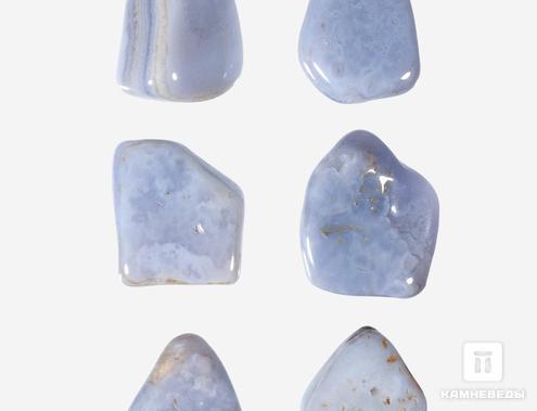 Агат голубой (сапфирин), крупная галтовка 3,5-4 см (20-25 г), 3321, фото 3