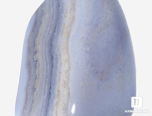 Агат голубой (сапфирин), крупная галтовка 3,5-4 см (20-25 г), 3321, фото 2